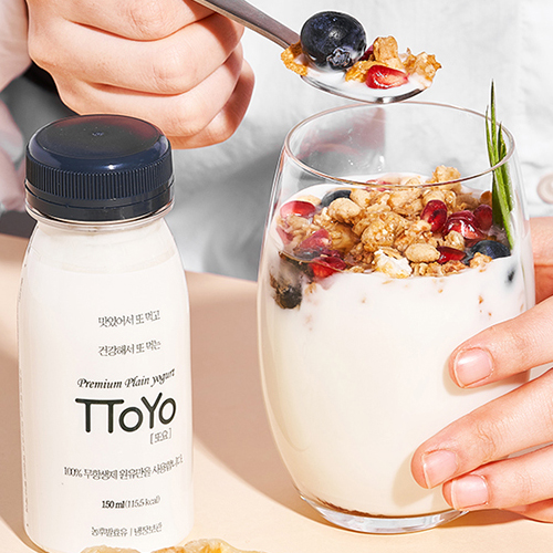 또요 떠먹는 플레인 요거트 150ml 6개입 딸기/블루베리/망고